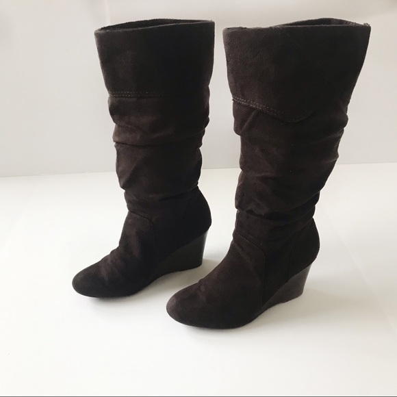 Rampage Shoes - 2/$20 Rampage Shireen Boots Size 7 Knee High Wedge